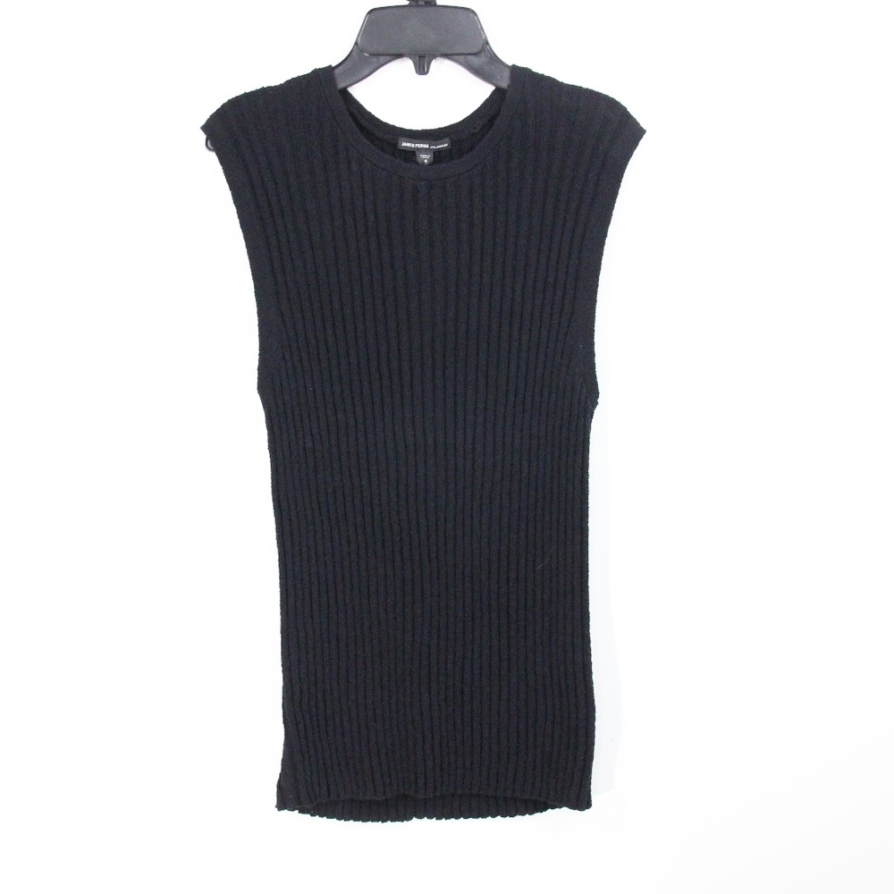 James Perse Ribbed Knit Tank Top NEW sz 4 Sleeveless Sweater Women XL